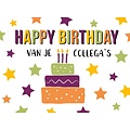 Happy birthday van je collega's