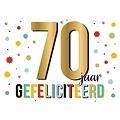 70 jaar gefeliciteerd