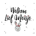 Welkom lief meisje