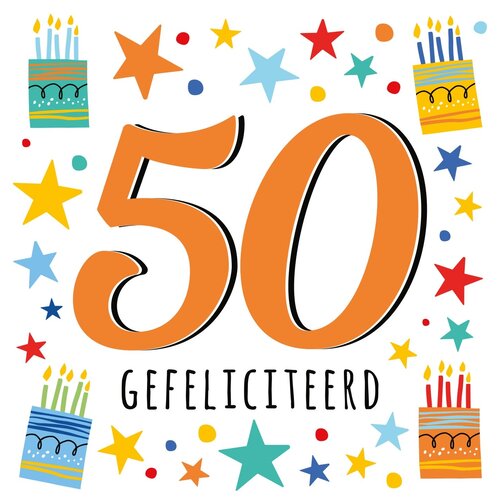 50 gefeliciteerd