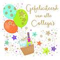 XL kaart - Gefeliciteerd van alle Collega's