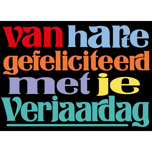 Van harte gefeliciteerd