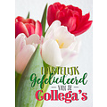 Hartelijk gefeliciteerd van je collega's