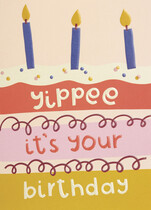 Yippee it's your birthday Verjaardagskaart