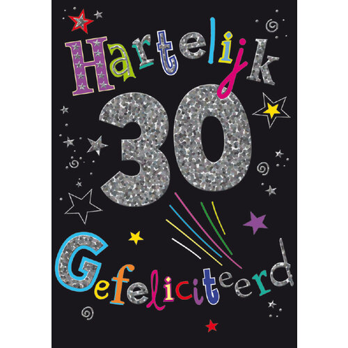 30 Hartelijk gefeliciteerd