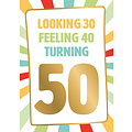 Turning 50 Verjaardagskaart