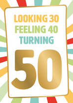 Turning 50 Verjaardagskaart