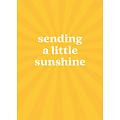 Sending a little sunshine Opkikkertjekaart