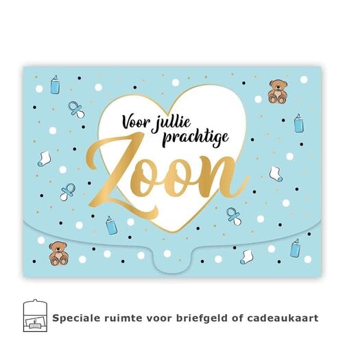 Cadeau-envelop - Voor jullie prachtige zoon