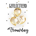 XL kaart - Gefeliciteerd met jullie trouwdag