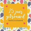 25 jaar getrouwd