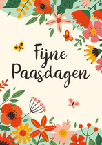 Fijne Paasdagen Paaskaart