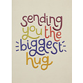 Sending you the biggest hug Knuffelkaart