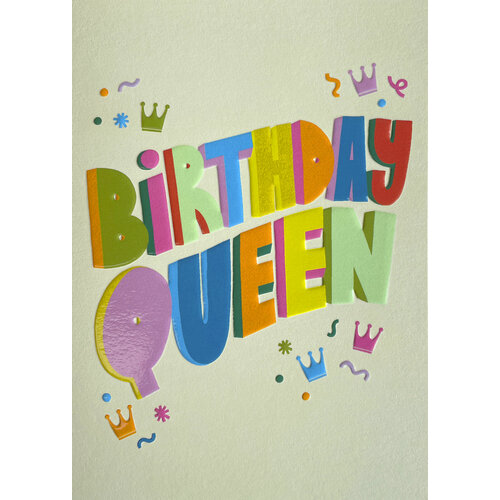 Birthday queen Verjaardagskaart