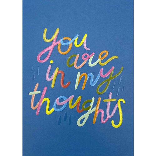You are in my thoughts Sterktekaart