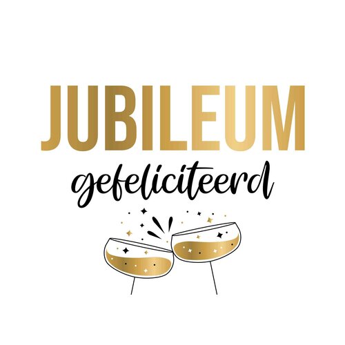 Jubileum gefeliciteerd Jubileum kaart