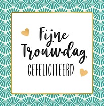 Fijne trouwdag