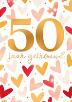 50 jaar getrouwd Trouwkaart