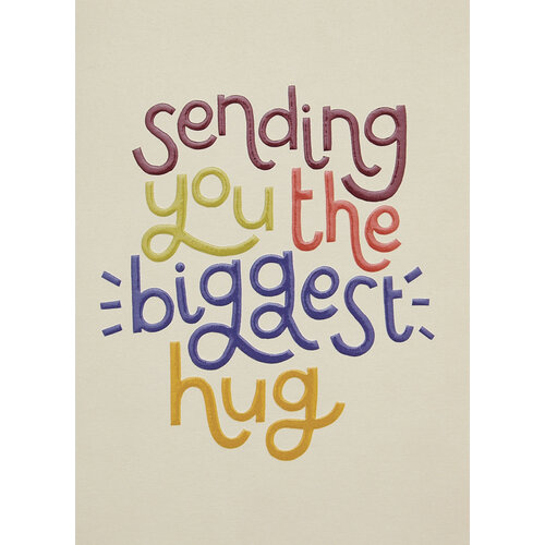 Sending you the biggest hug Knuffelkaart