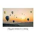 May your memories be a blessing Condoleance kaart