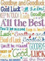 XL kaart: Goodbye and goodluck