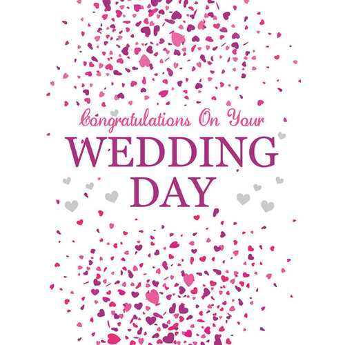 XL kaart - Congratulations On Your Wedding day