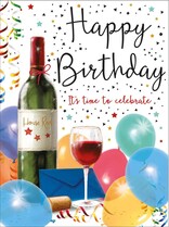 XL kaart - Happy Birthday it's time to celebrate
