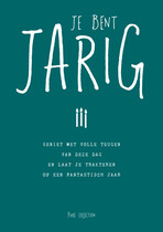 Jij bent jarig