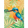 Tropische vogel Blancokaart