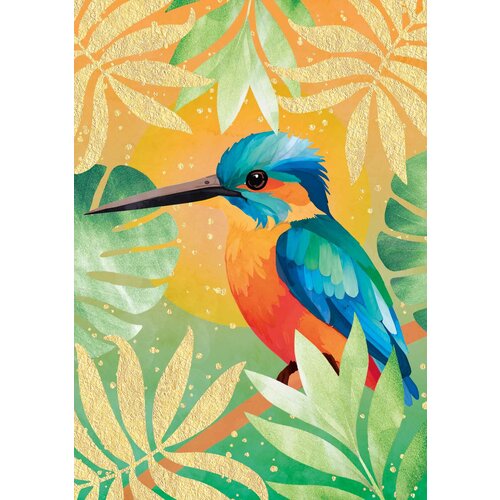 Tropische vogel Blancokaart