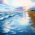 Blanco zee kunst Blancokaart