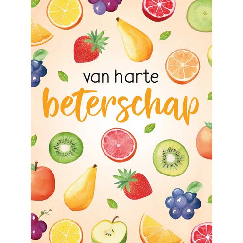 XL kaart - Van harte beterschap Beterschapskaart