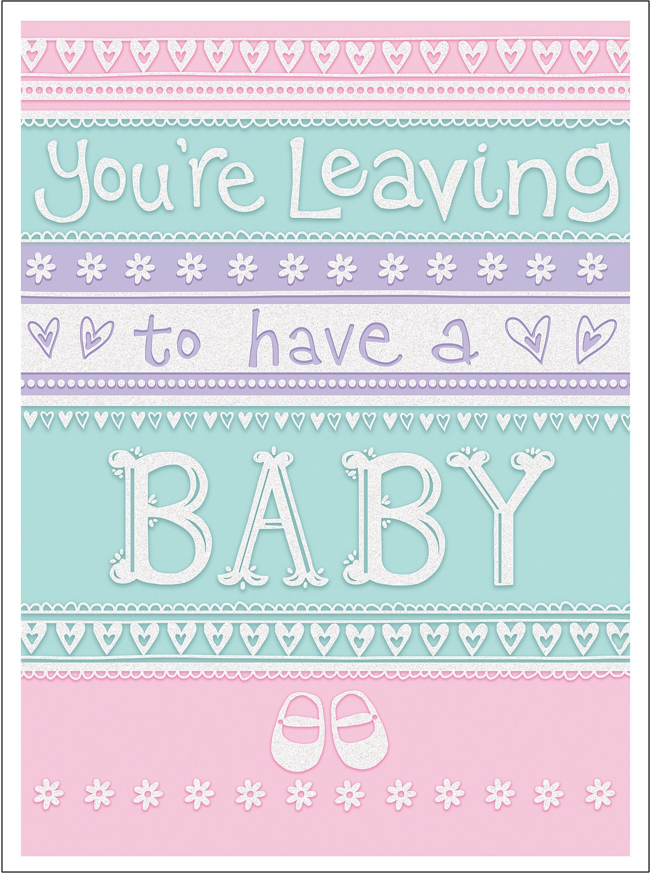 XL kaart - You're leaving to have a baby