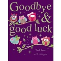 XL kaart - Goodbye & goodluck Afscheidskaart
