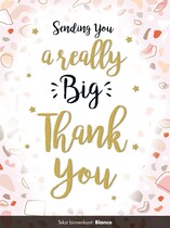 XL kaart - Sending you a really big thank you Bedankkaart
