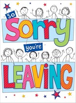 XL kaart - Sorry you're leaving Afscheidskaart