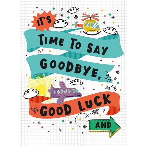 XL kaart - Time to say goodbye Afscheidkaart