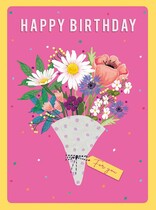 XL kaart - Happy birthday Verjaardagskaart