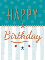 XL kaart - Happy birthday Verjaardagskaart