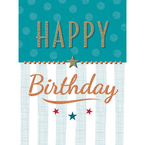 XL kaart - Happy birthday Verjaardagskaart