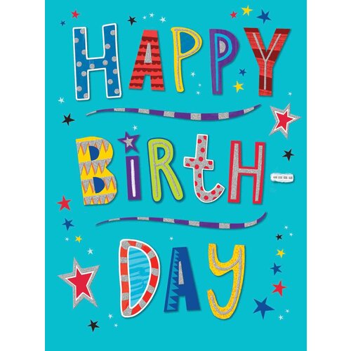 XL kaart - Happy birthday Verjaardagskaart