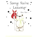 XL kaart - Sorry you're leaving Afscheidskaart