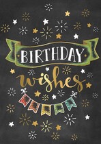 Birthday wishes Verjaardagskaart