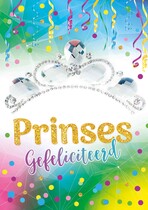 Prinses gefeliciteerd Carnaval kaart