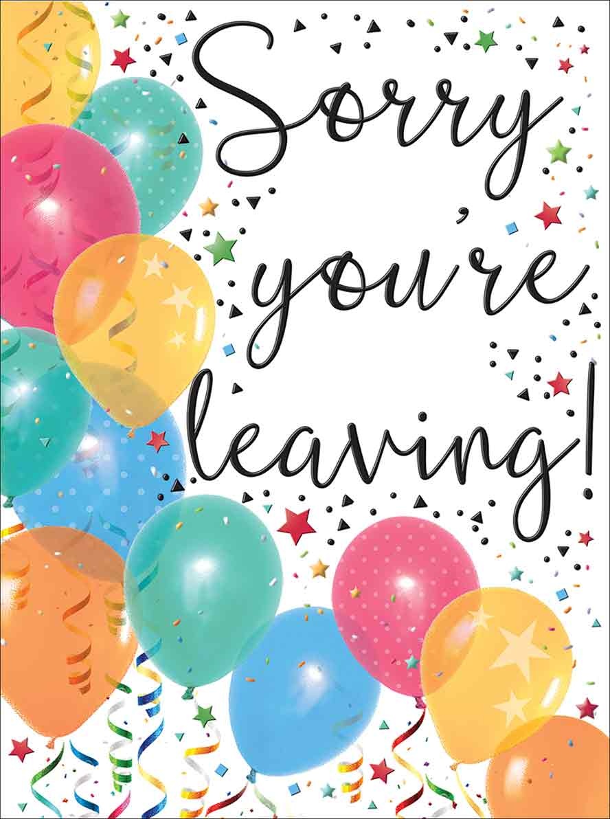 XL kaart - Sorry you're leaving