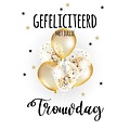XL kaart - Gefeliciteerd met jullie trouwdag