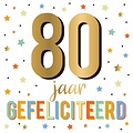 XL kaart - 80 jaar