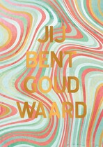 Jij bent goud waard complimentenkaart vriendschapskaart