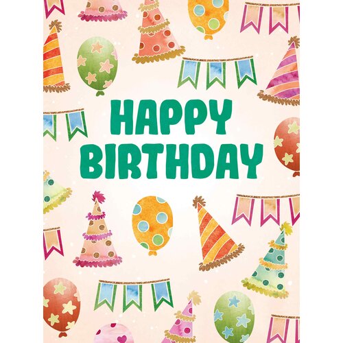 XL Kaart - Happy birthday Verjaardagskaart