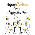 Merry Christmas and a happy new year Kerstkaart